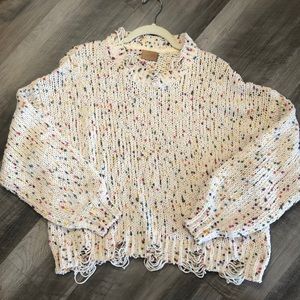 Off white multicolored sweater